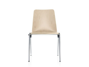 Штабелируемый стул из бука для залов ожидания