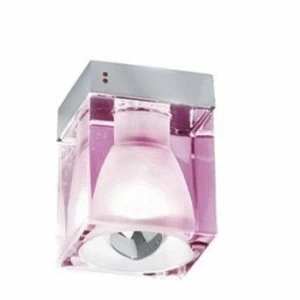 Светильник настенно-потолочный розовый Fabbian D28G0100 Rosso FABBIAN  00-3882601 Розовый