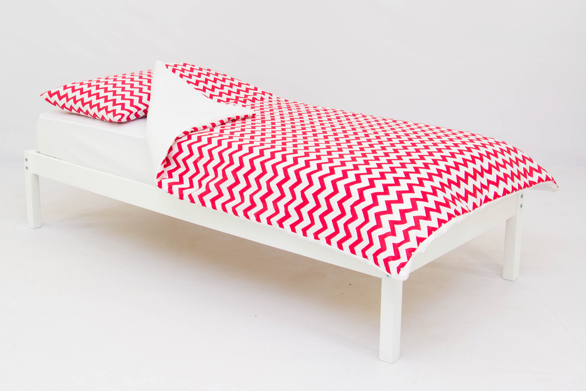 Детское постельное белье "Зигзаги" красное БЕЛЬМАРКО  327401 Красный Santreyd  - Вид №1