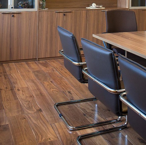 Массивная доска Magestik floor Под лаком (экзотика) (300-1820)x110x18мм Орех американский Натур (Гладкая) 300-1820х110 мм MGK Magestic floor 2600300140 - Вид №8