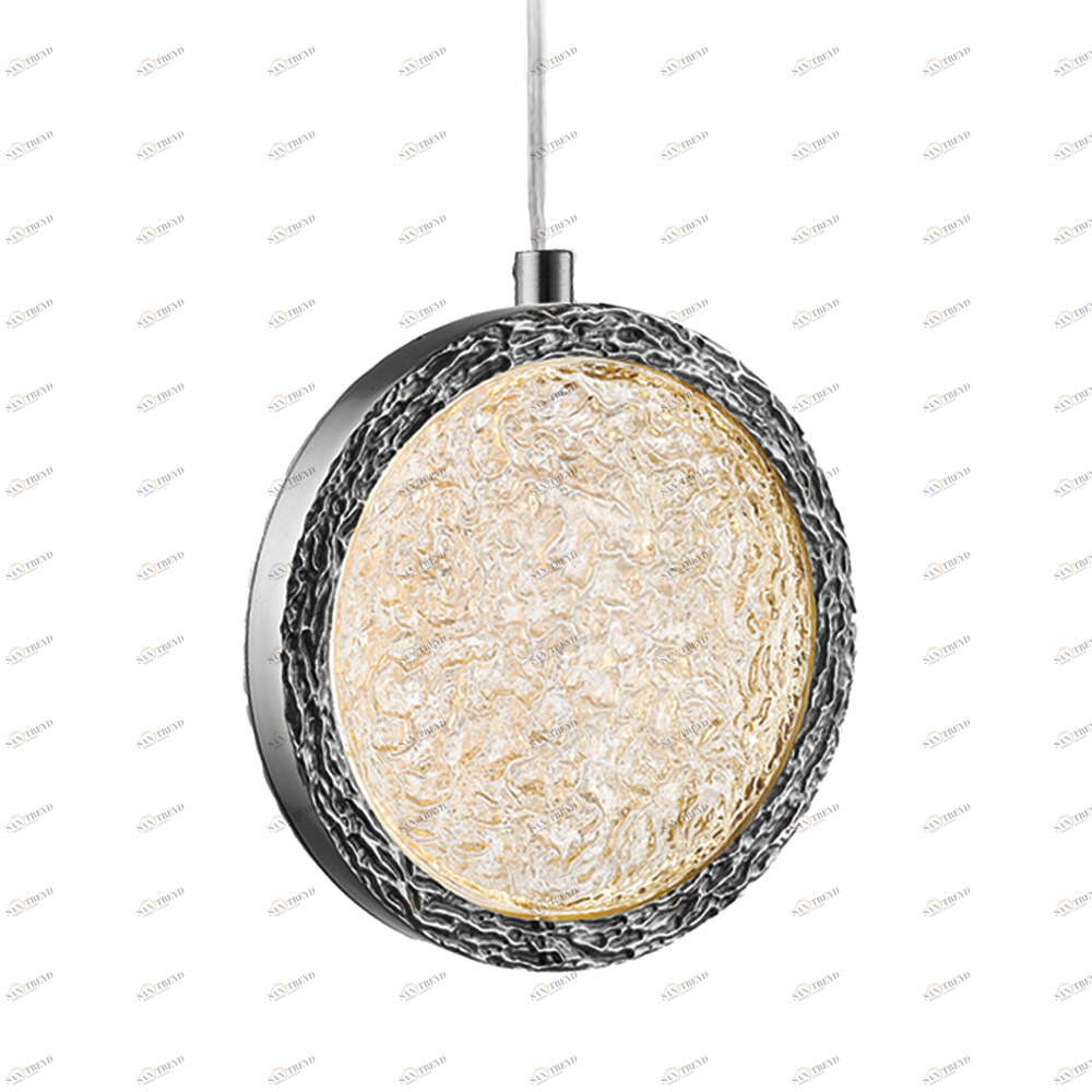 Подвесной светильник Bottega nickel от Delight Collection P98014S polished nickel DELIGHT COLLECTION ДИЗАЙНЕРСКИЕ 243793 Никель 