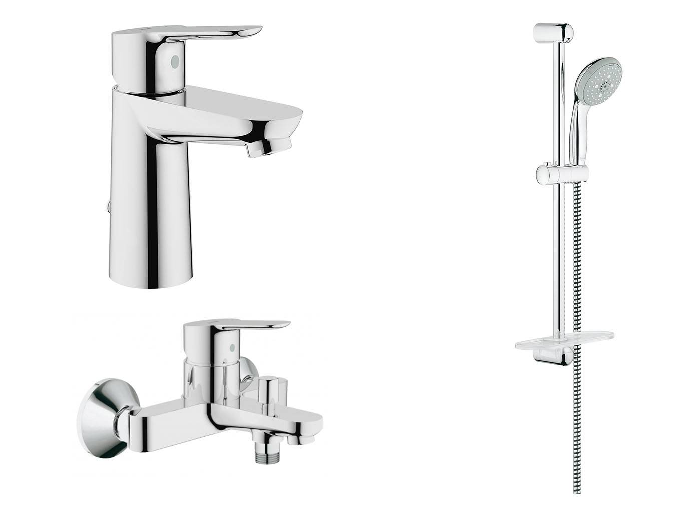 Готовый комплект для ванной комнаты GROHE BauEdge (NB0004-1)