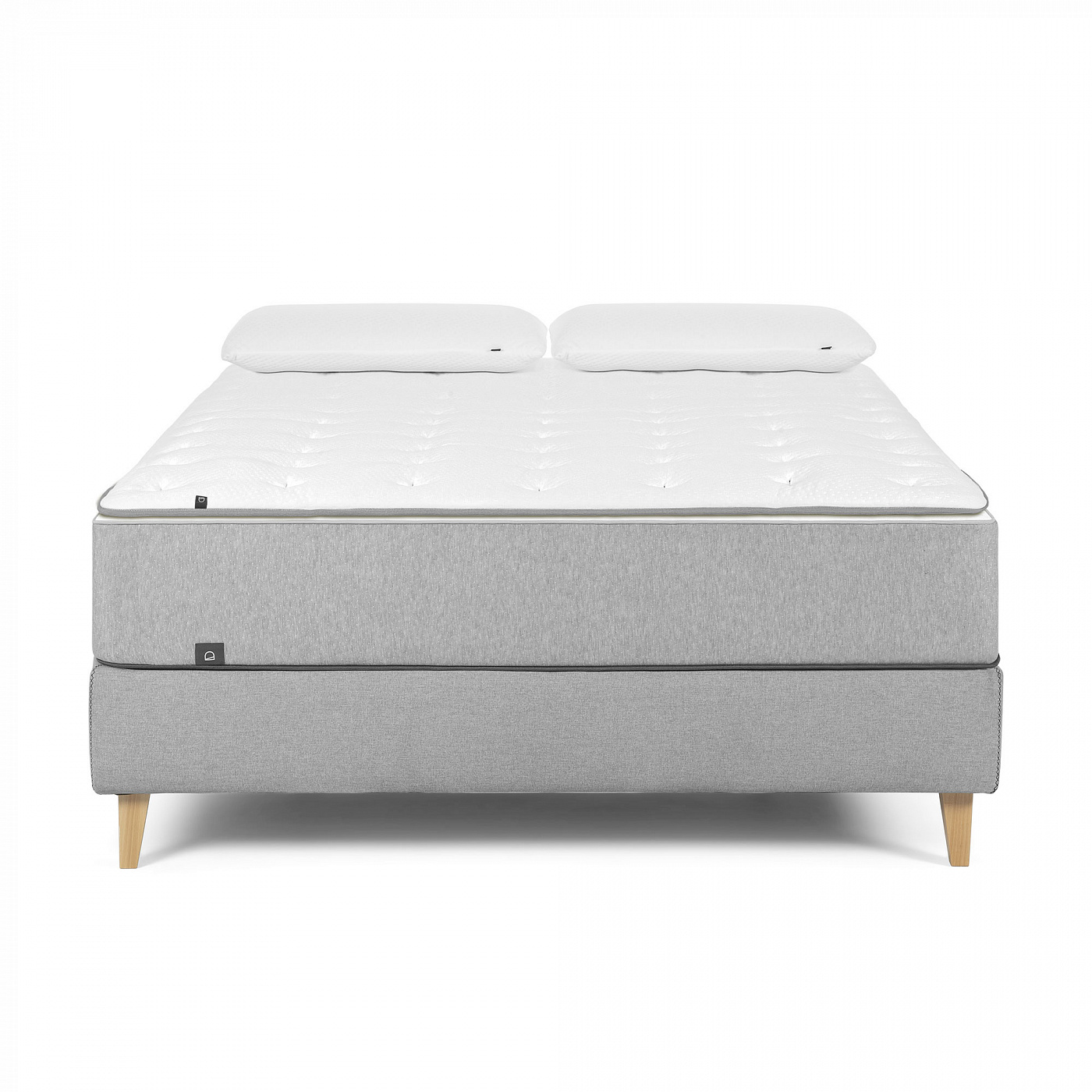 062786 Кровать 160x200 серая La Forma Nikos - Вид №1