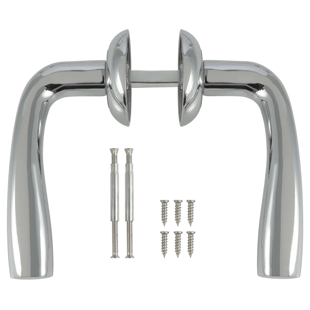 Дверные ручки EDSON EDS-43H-R1 хром для межкомнатных дверей 85168428 STLM-0899955 - Вид №1