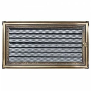 Вентиляционная решетка Kratki 17х30 с жалюзи (рустик)