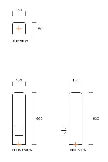 Столбик из армированного волокном бетона SIT Softshapes ARCH-00035696 - Вид №2