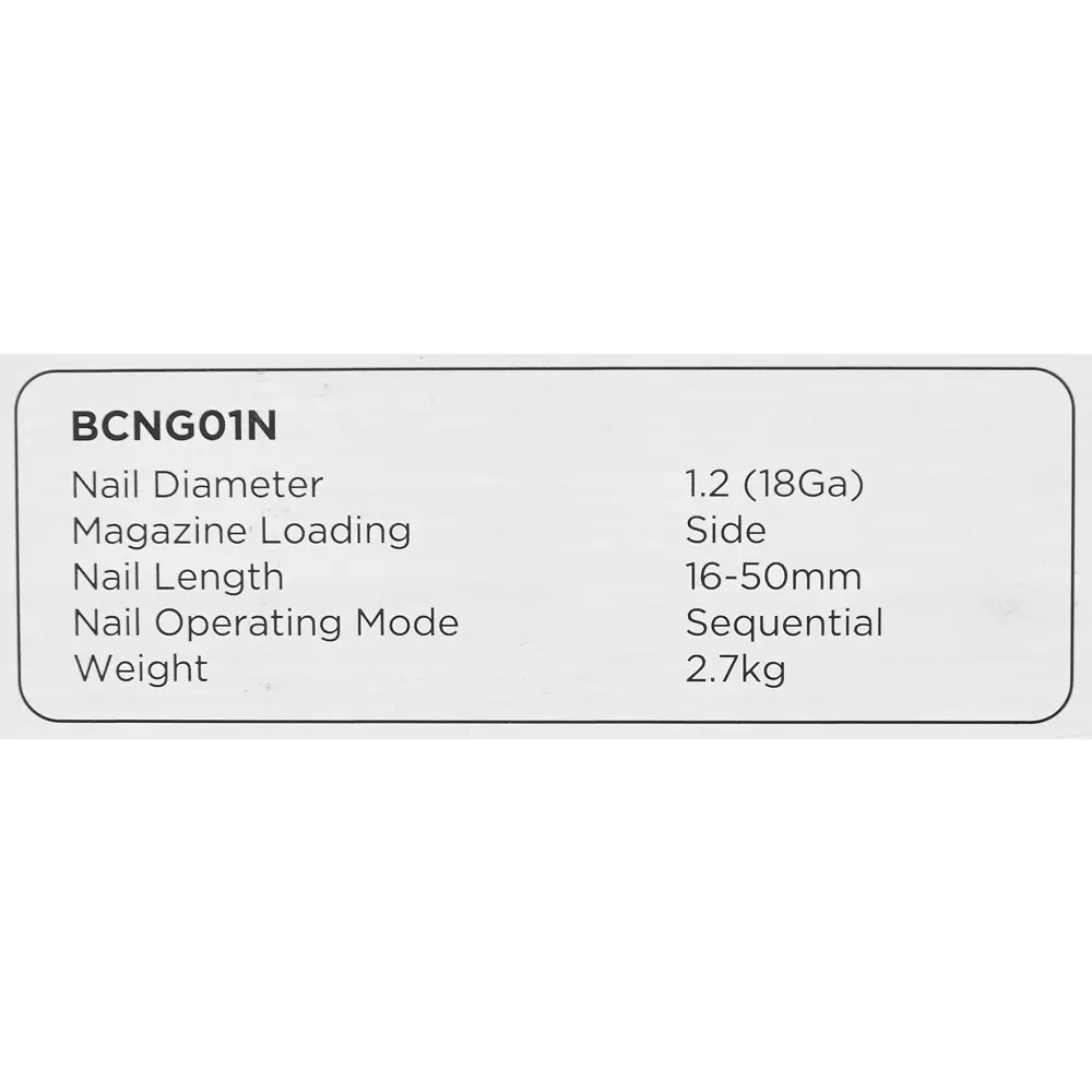 Гвоздезабиватель аккумуляторный Black&Decker BCNG01N-XJ, 18 В без АКБ и ЗУ BLACK + DECKER STLM-2180946 - Вид №9