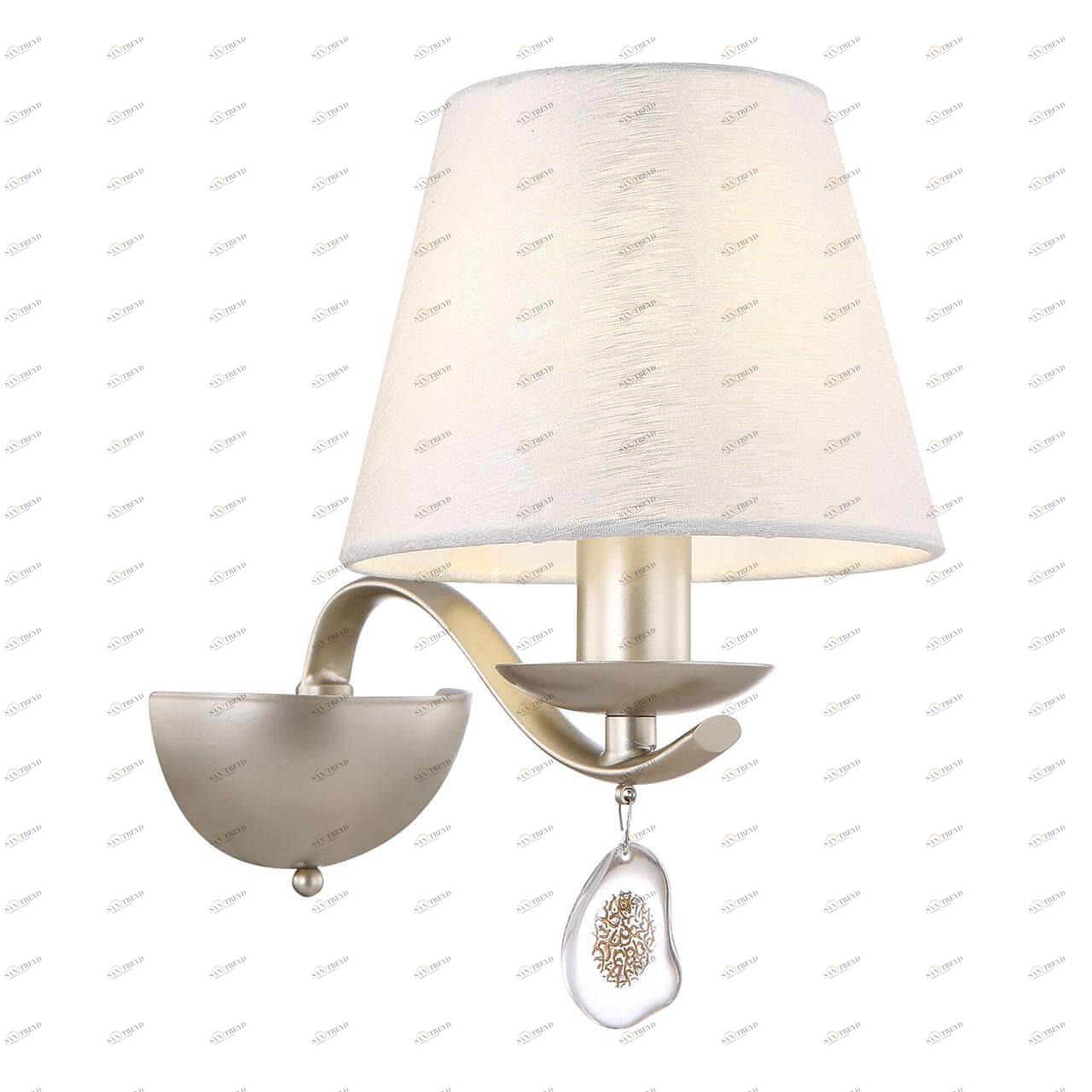 Бра с абажуром бежевое Monique FR2001WL-01G FREYA MONIQUE 00-3930023 Бежевый 