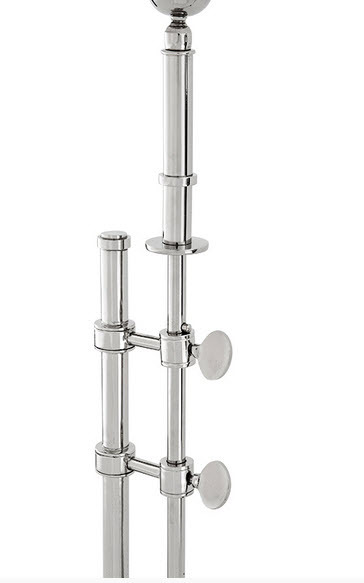 Настольная лампа Gordini от Eichholtz хром 108422 EICHHOLTZ КЛАССИЧЕСКИЕ 061864 Белый;хром  - Вид №1