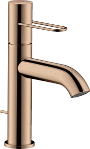 38023300 Смеситель для раковины 100, однорычажный, с петлевой ручкой и сливным гарнитуром AXOR UNO