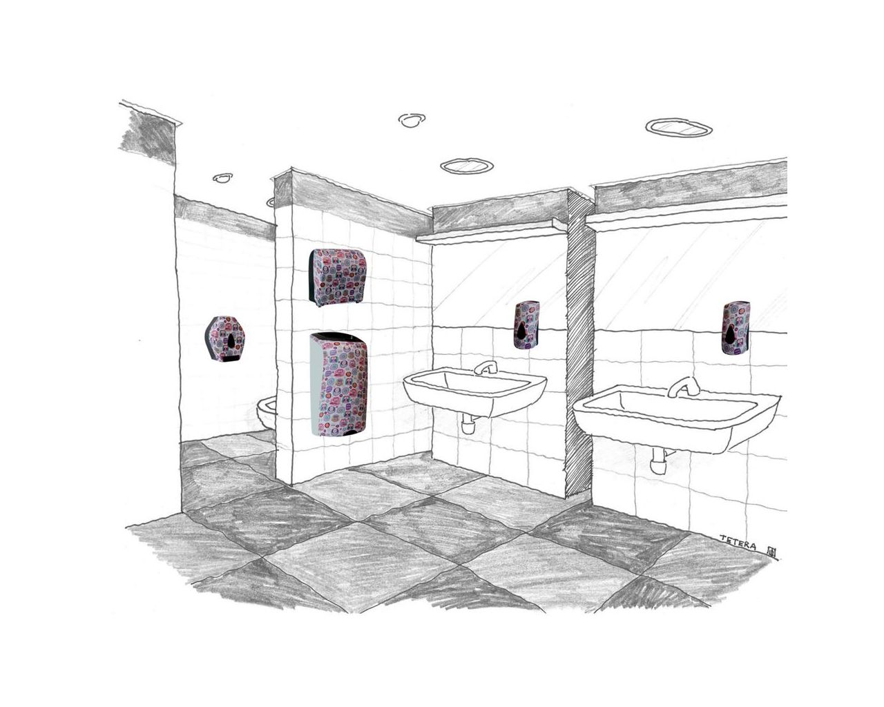 BUH401 Контейнер для туалетной бумаги UNIQUE JOY LINE Merida  - Вид №1