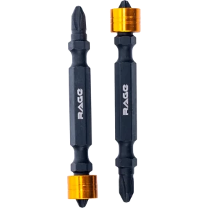 Магнитная бита Rage с ограничителем глубины PH2 65 мм, 2 шт 89420849