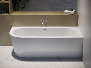 Акриловая овальная угловая ванна