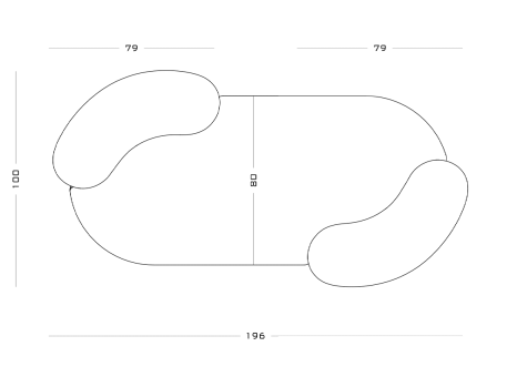 Secolo Chapter 2 Диван из ткани с двумя спинками  - Вид №2