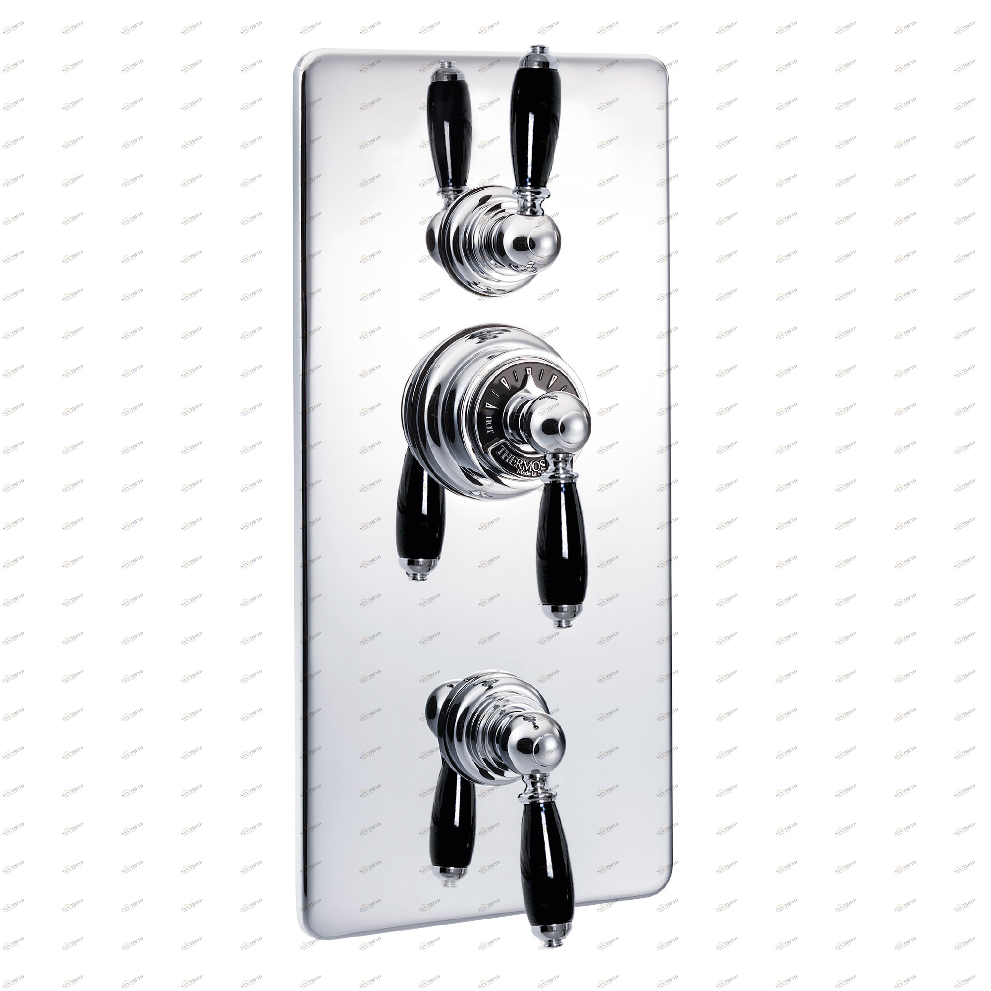 Traditional bathrooms Термостатический смеситель для душа с накладкой Tb771.514blvariantenthermostat 