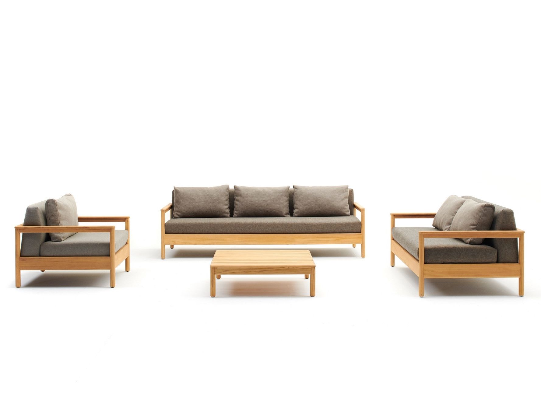 Садовое кресло из тикового дерева с подлокотниками Varaschin ARCH-00120843 - Вид №2