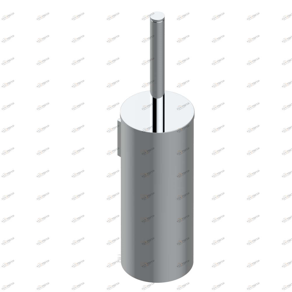 G6D-4720C Стакан настенный и щётка для унитаза с крышкой Thg-paris Metamorphose с чёрной керамикой Хром G6D-4720C CAT.A