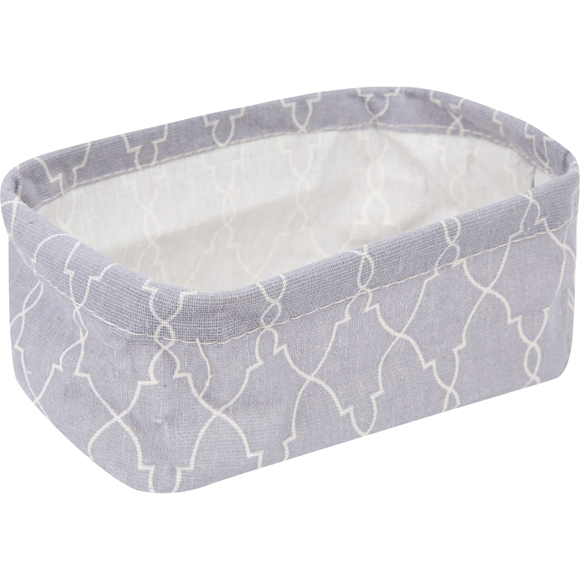 82769466 Коробка складная 12х8х9 см полиэстер цвет серый DANISH Santreyd 