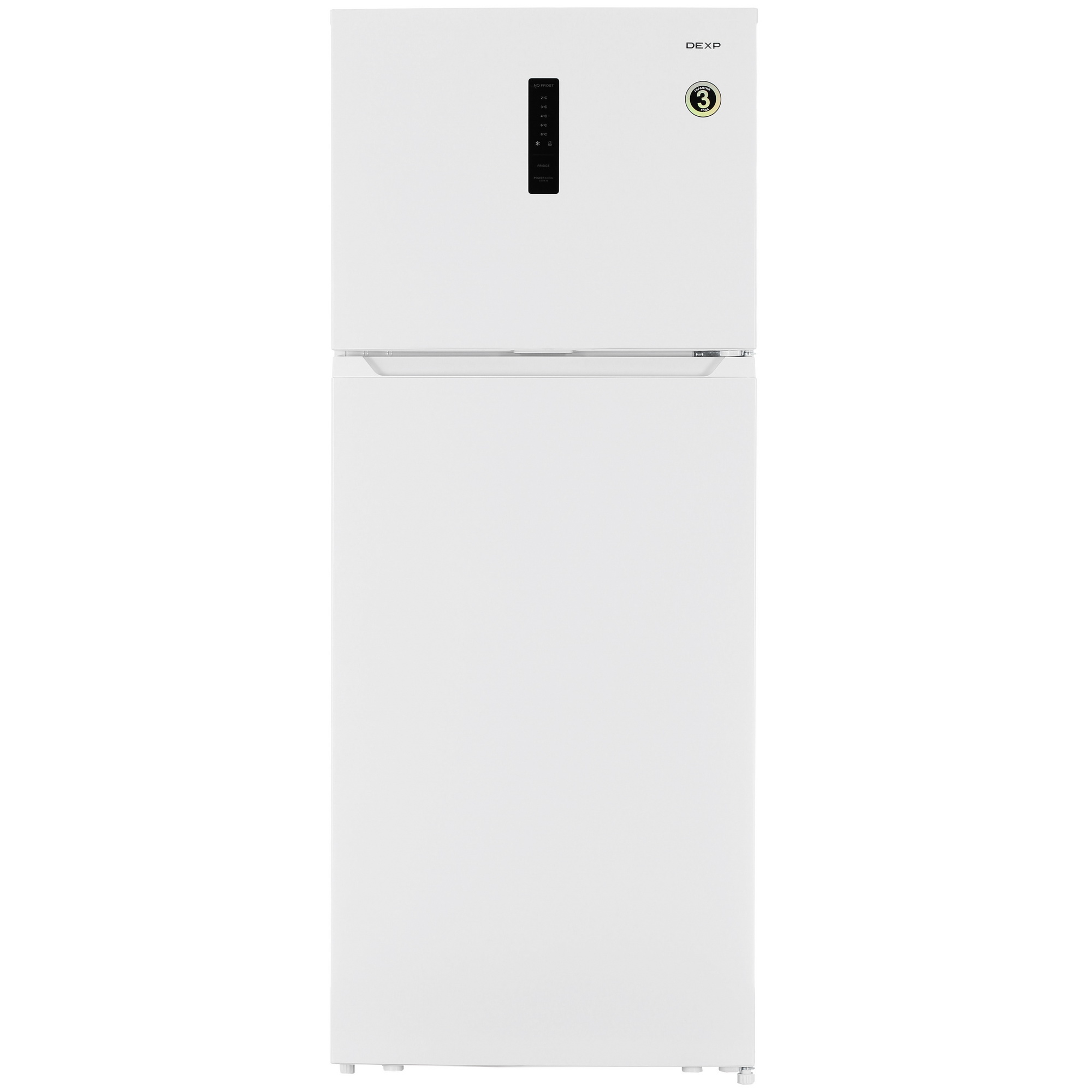 9256860 Холодильник с морозильником   DEXP T4-43AHA белый STDN-0130848 - Вид №2