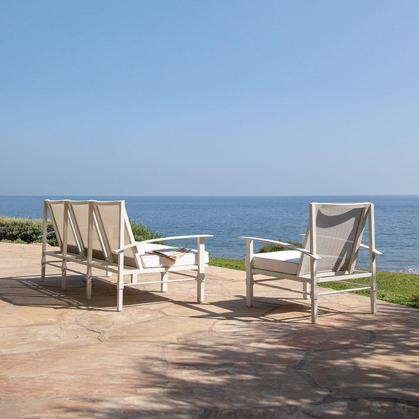 JANUS et Cie 3-х местный садовый диван из алюминия Palmia sun-id-1464238 - Вид №4