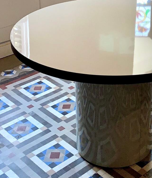 Круглый стол из ламинированного стекла Jover+Valls Antique Boutique-Malibu ARCH-00151815 - Вид №14