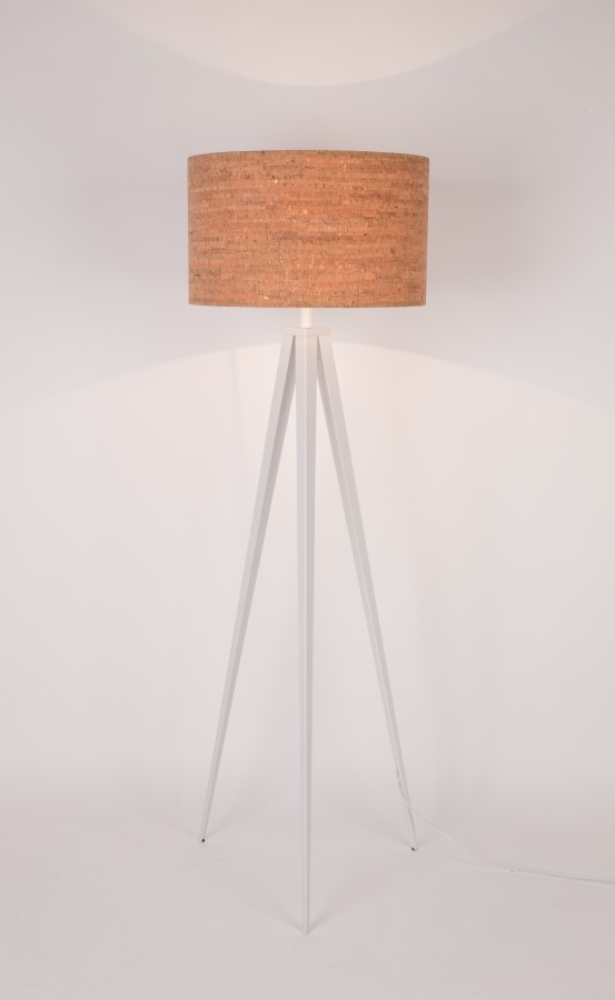 Лампа напольная Tripod Cork, бежевая Zuiver 5100049 - Вид №7