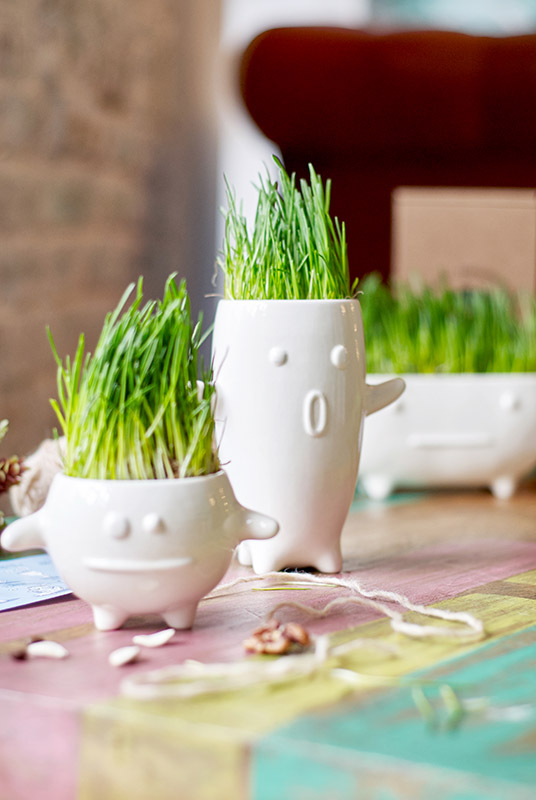 Ваза белая eco "Тиль" ЭКОЧЕЛОВЕКИ - 254587 Белый  - Вид №1