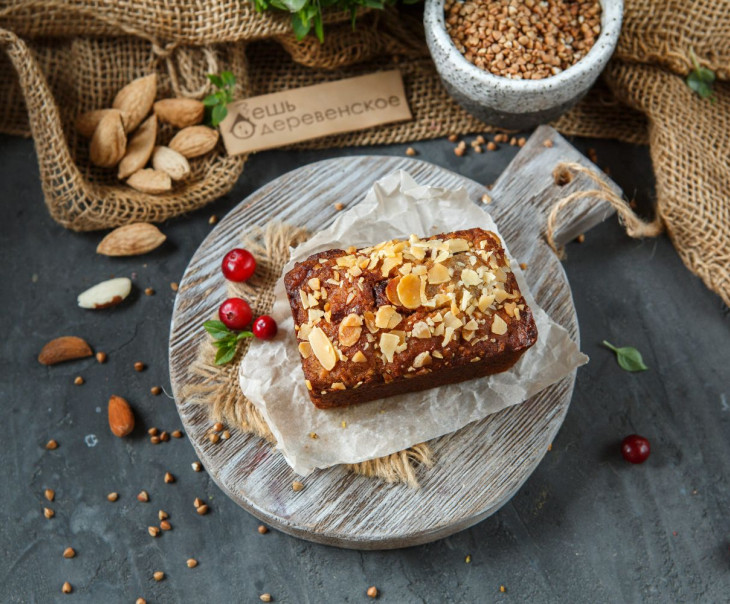 5316 Мини-десерт "Кейк с клюквой и миндалем" Вкусляндия  - Вид №2