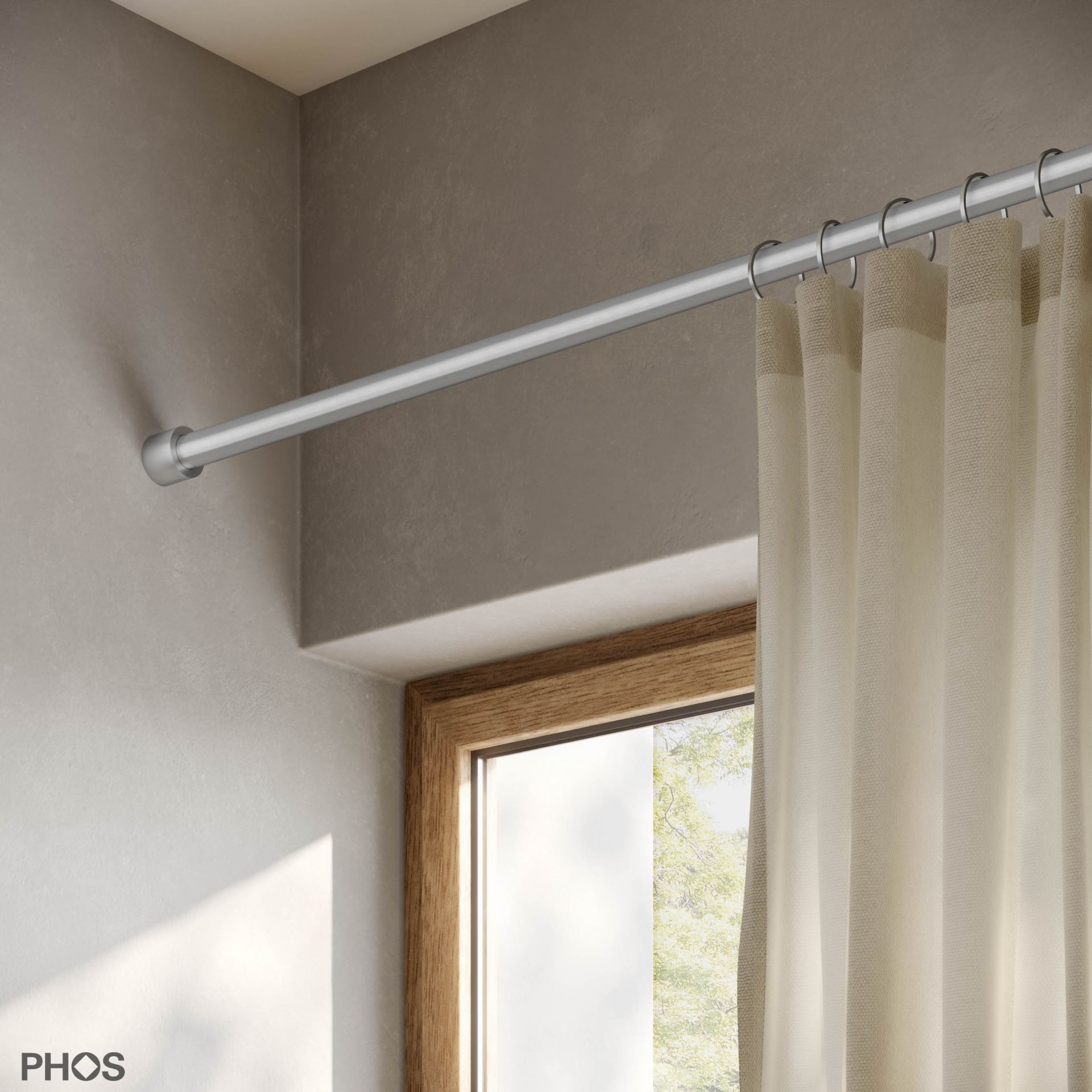 VSRN20-2 Нишевой карниз ø20 мм от 100 до 160 см - на заказ PHOS 