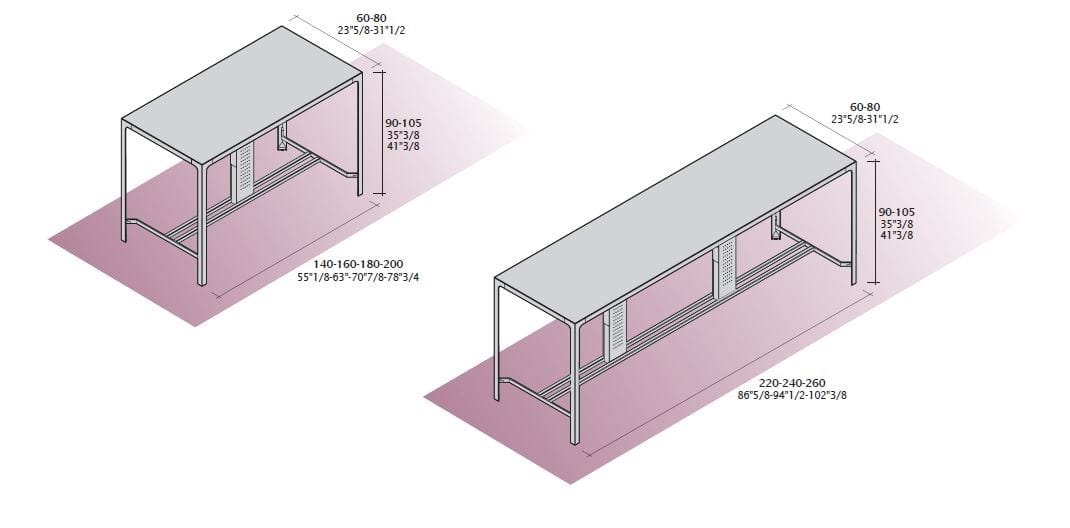 Высокий деревянный обеденный стол ESTEL GROUP буфет ARCH-00061727 - Вид №4