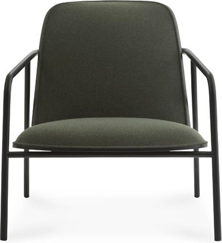 601805 Кресло для отдыха Pad Low Black Steel Black / Synergy Normann Copenhagen  - Вид №1