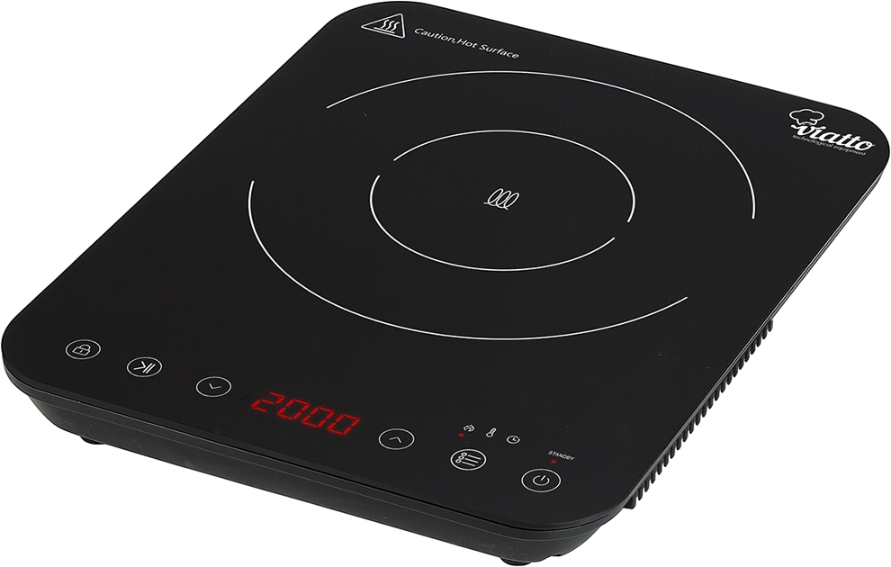 9906383 Плита компактная электрическая Viatto VA-E200J черный STDN-0143011