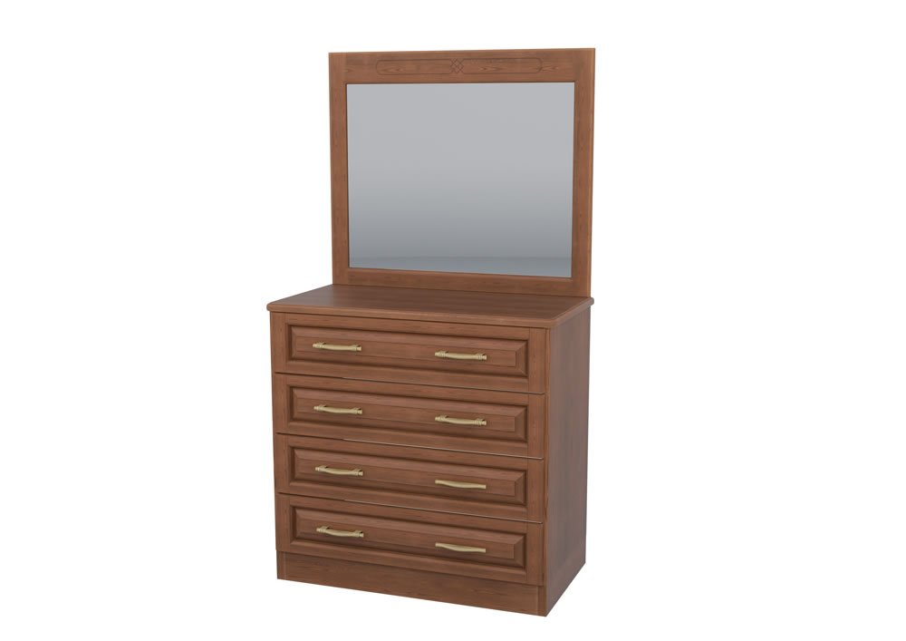 Комод белый с 4 ящиками "Эдем" DREAMLINE КОМОДЫ "ЭДЕМ" 163286 Молочный;слоновая кость  - Вид №2