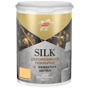 Декоративное покрытие Parade Ice Silk с эффектом шёлка 0.9 л цвет золотискый шифон