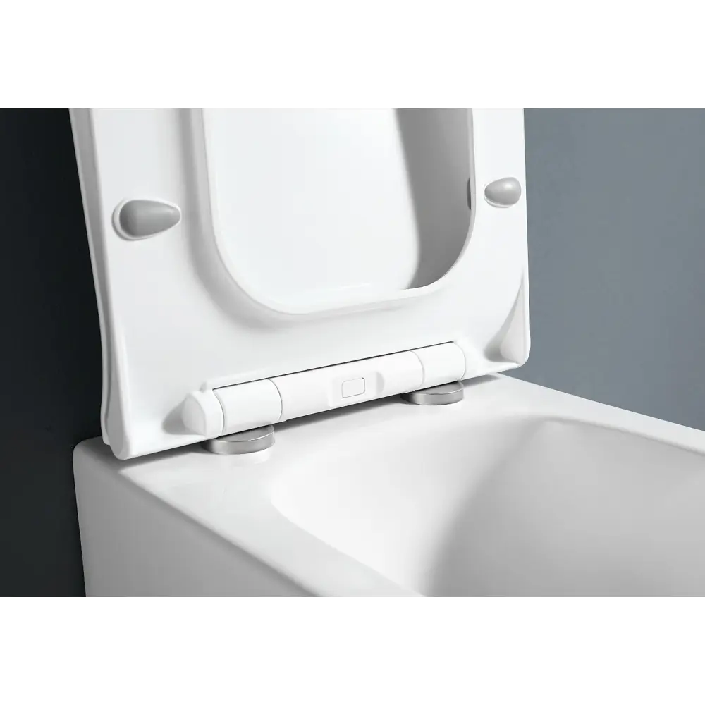 Комплект инсталляция Grant с унитазом Vortex Торнадо безободковый с микролифтом клавиша цвет хром Santreyd STLM-2112188 - Вид №7