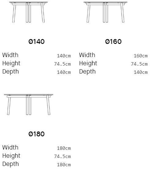 Moca Круглый деревянный стол sun-id-1384315 - Вид №2