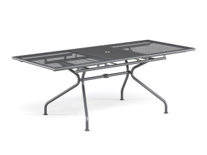 Стальной выдвижной садовый стол