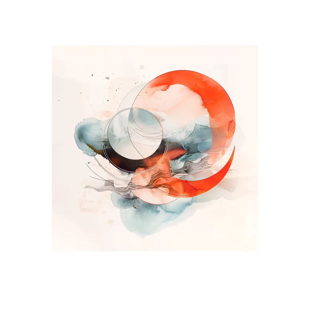 Картина Космическая акварель 30x30 см 2 шт FBRUSH STLM-2044894 - Вид №2