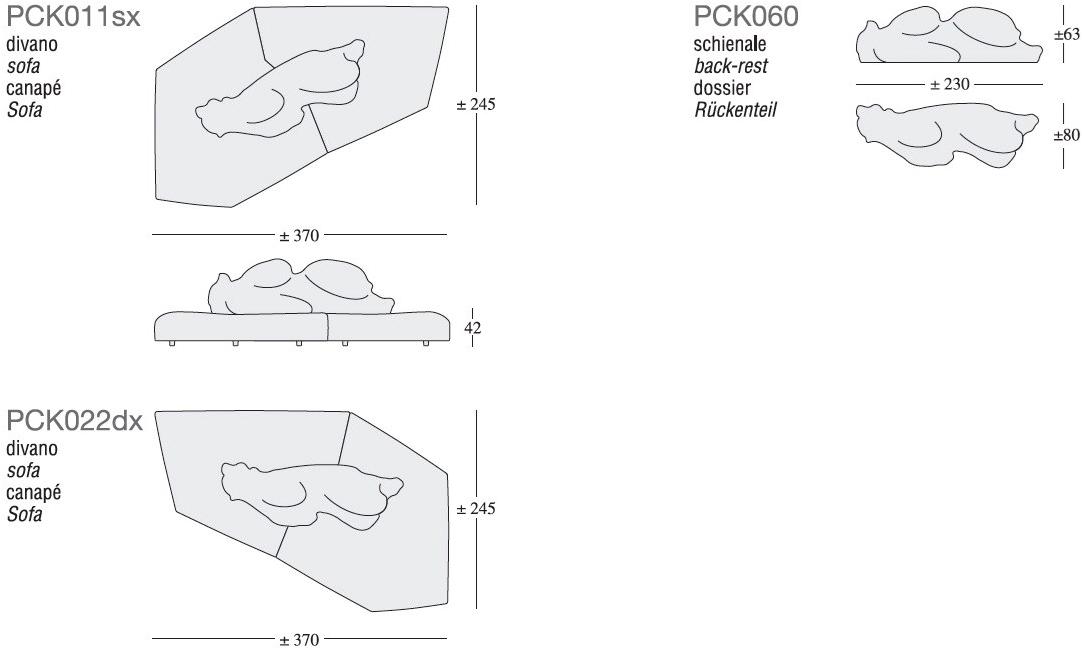 edra Диван из искусственного меха sun-id-1497277 - Вид №13