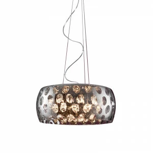 Подвесной светильник Milos 6 от Delight Collection коричневая P0316-06X DELIGHT COLLECTION ДИЗАЙНЕРСКИЕ 243622 Хром