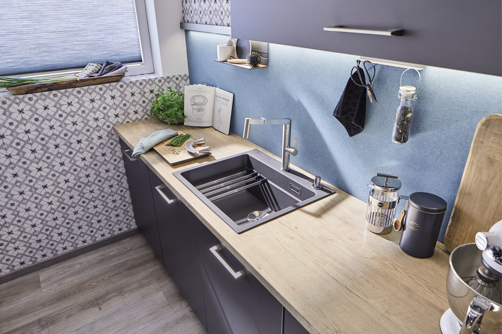 524539 Кухонная мойка Blanco Etagon 6 антрацит  Blanco Etagon Антрацит - Вид №7