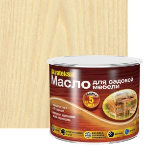 Масло для садовой мебели Akvateks DIY бесцветный 0.5 л