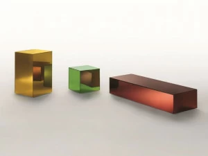 Glas Italia Светящийся журнальный столик на колесиках