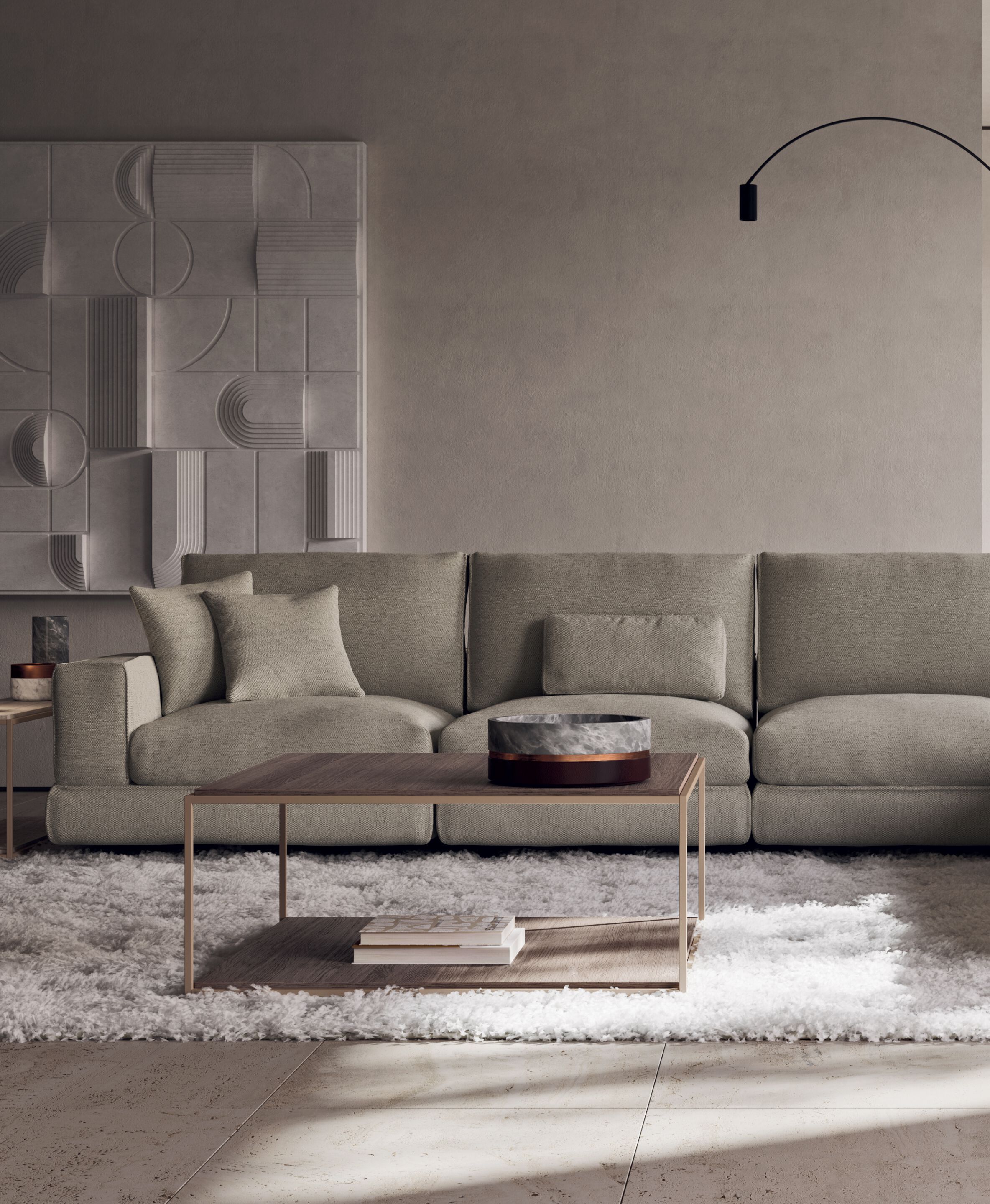 Мраморный журнальный столик Kico Living Complements ARCH-00089127 - Вид №4