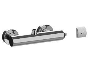 Внешний смеситель для душа с 2 отверстиями