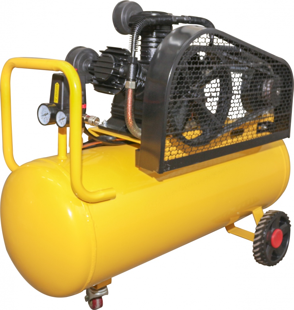 70731 Калибр Компрессор масляный с ременным приводом КМ-3200/100РМ  - Вид №1