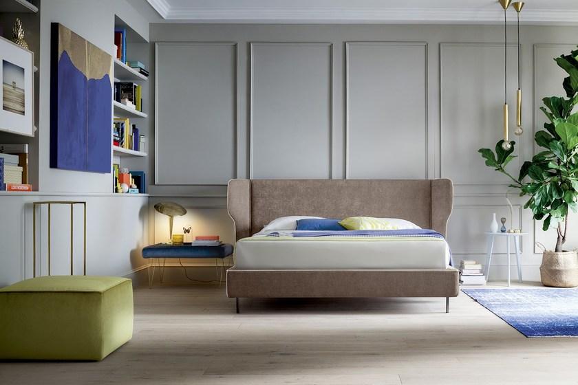 Felis Кровать для хранения из мягкой ткани в современном стиле с обитым изголовьем Bedstories#2 sun-id-1497509 - Вид №2