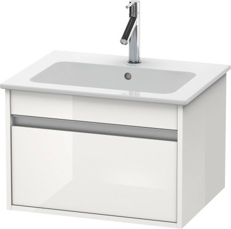 KT641800707 Тумбочка подвесная Ketho #KT6418 600 x 475 мм Бетонно-серый матовый декор Duravit - Вид №2