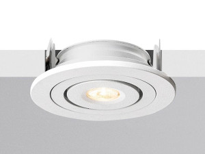 Поворотный круглый встраиваемый прожектор