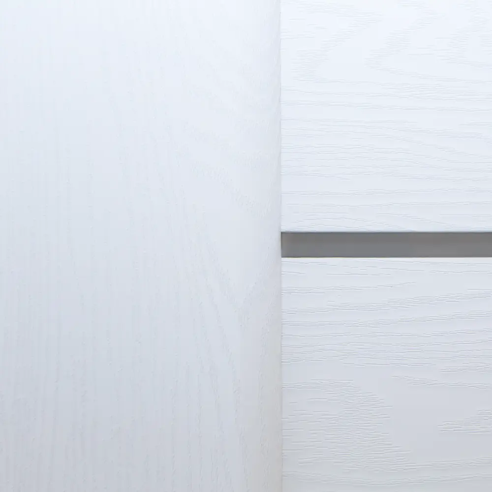 Дверь межкомнатная Premier 1 остекленная ПВХ ламинация ясень белый 60х200 см VELLDORIS STLM-2196546 - Вид №2